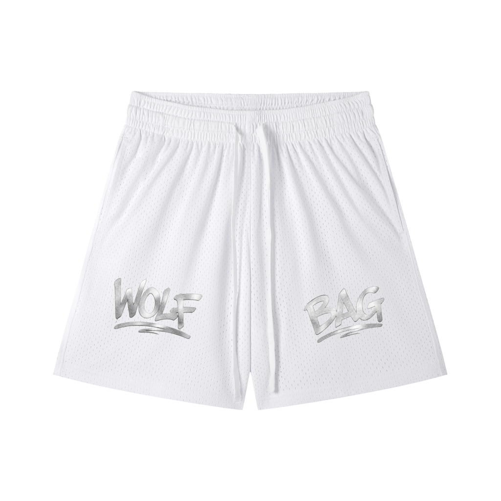 Mesh Drawstring Shorts