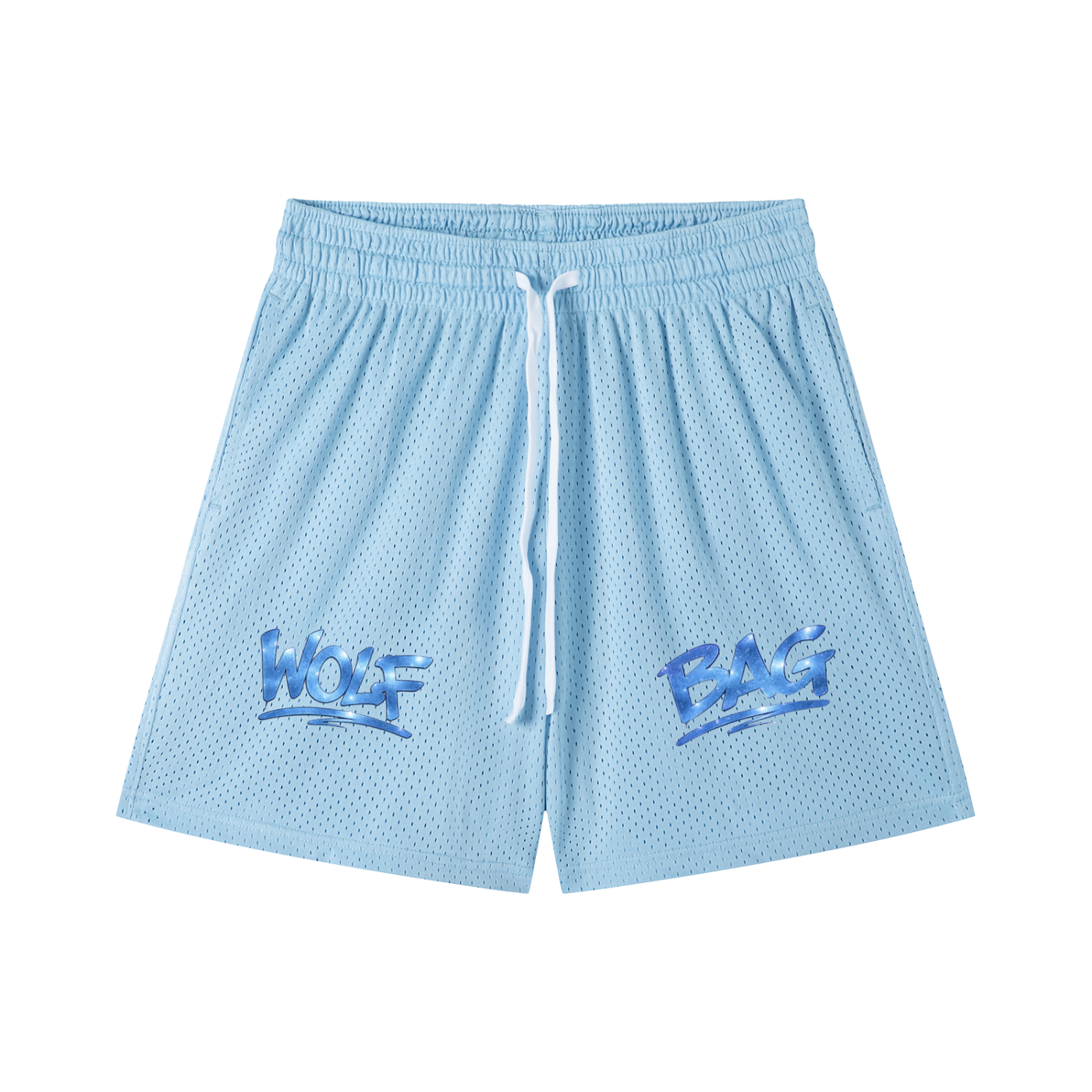 Mesh Drawstring Shorts