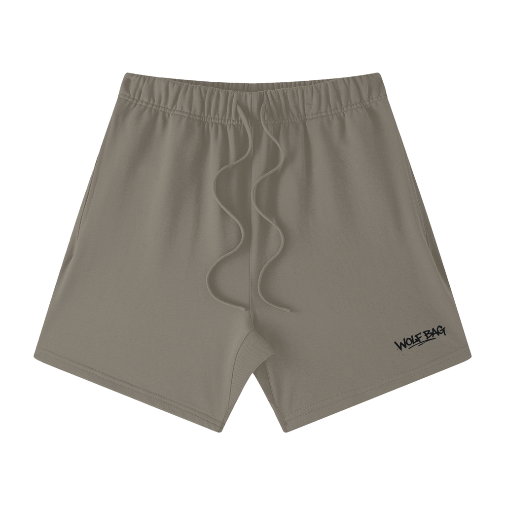 Unisex Earth Tone Loose Fit Cotton Shorts