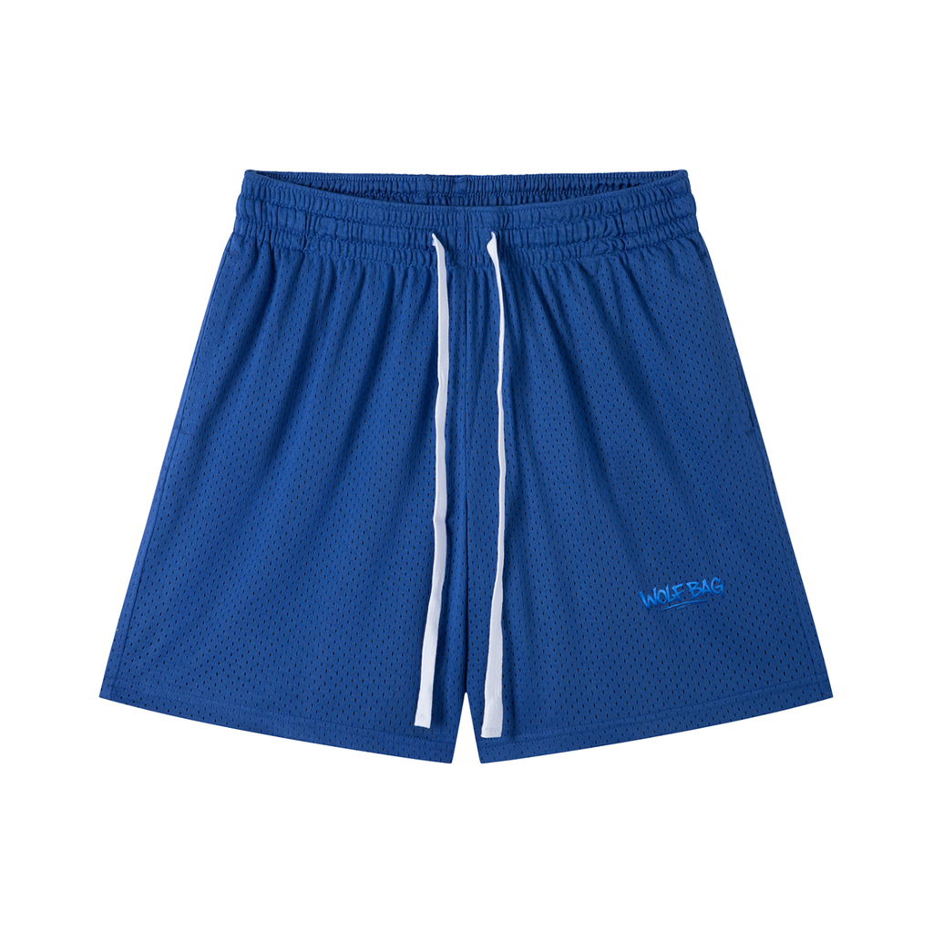 Mesh Drawstring Shorts