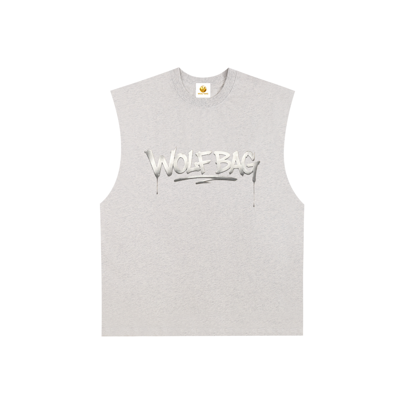 Raw Edge Cotton Tank Top