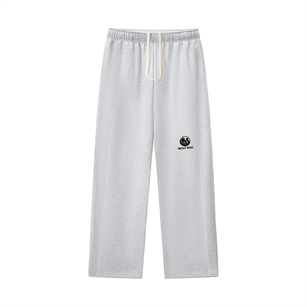 Contrast-Stitched Fleece Sweatpants