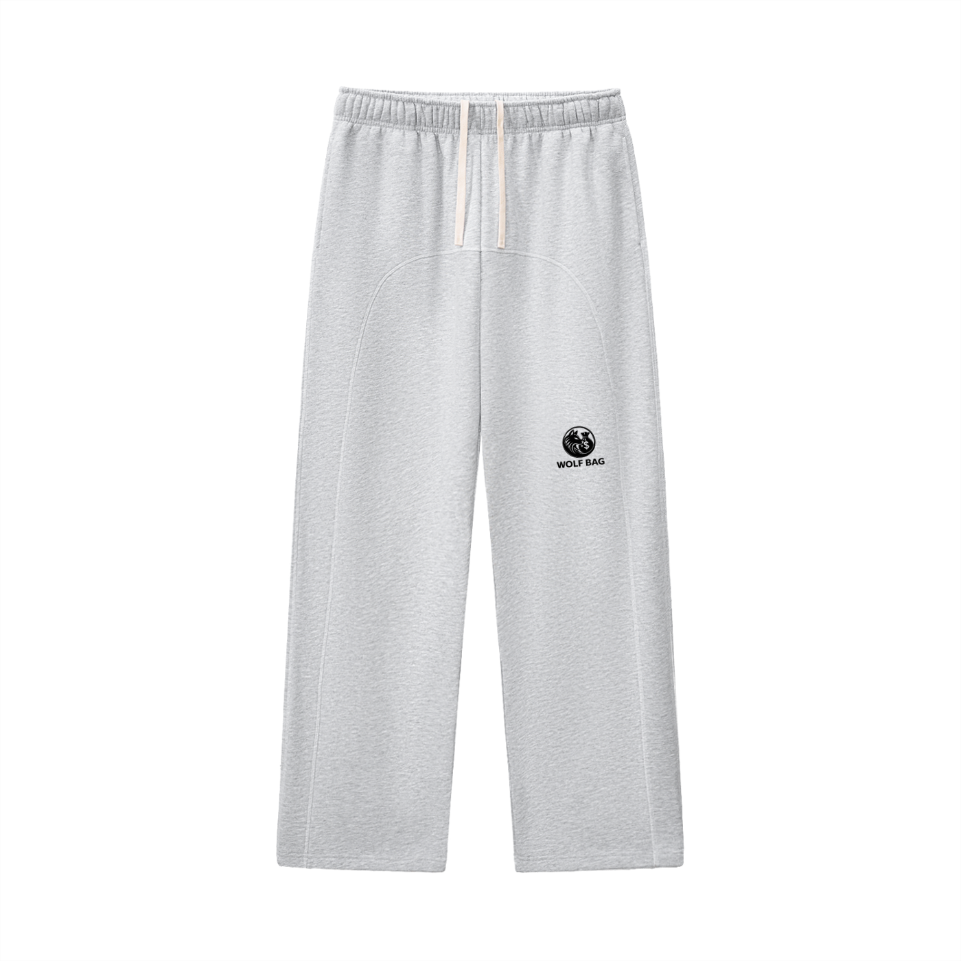 Contrast-Stitched Fleece Sweatpants