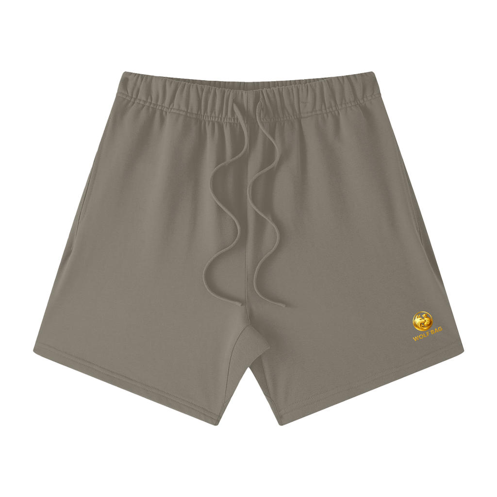 Unisex Earth Tone Loose Fit Cotton Shorts