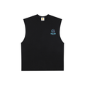 Raw Edge Cotton Tank Top