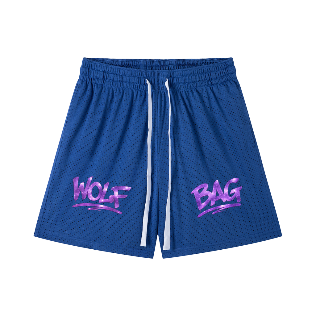 Mesh Drawstring Shorts