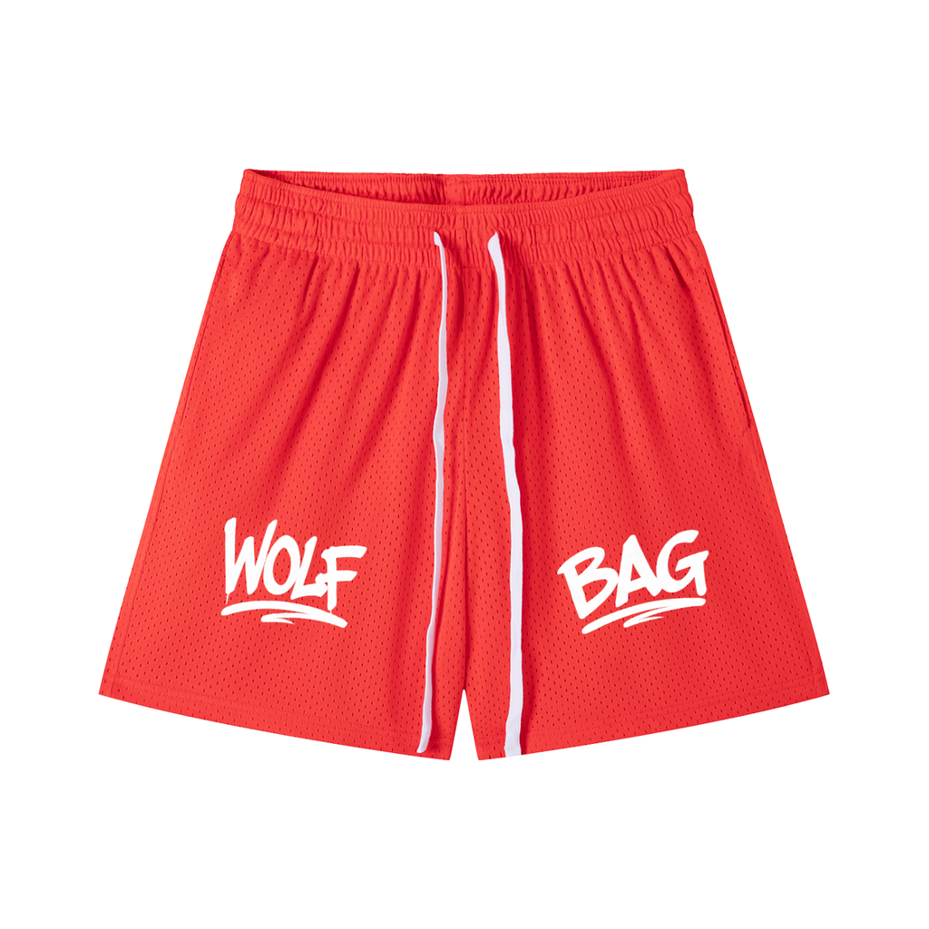 Mesh Drawstring Shorts