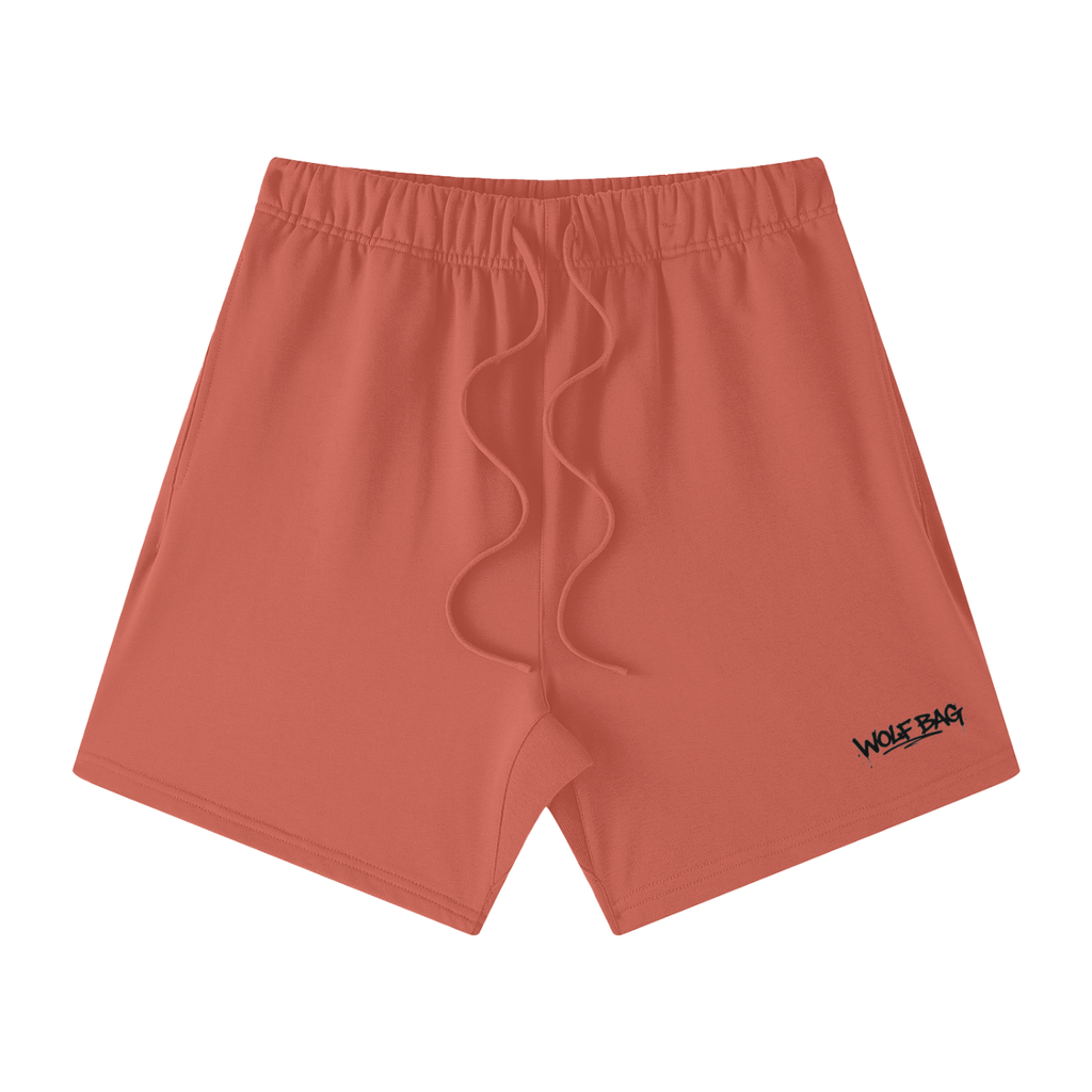 Unisex Earth Tone Loose Fit Cotton Shorts