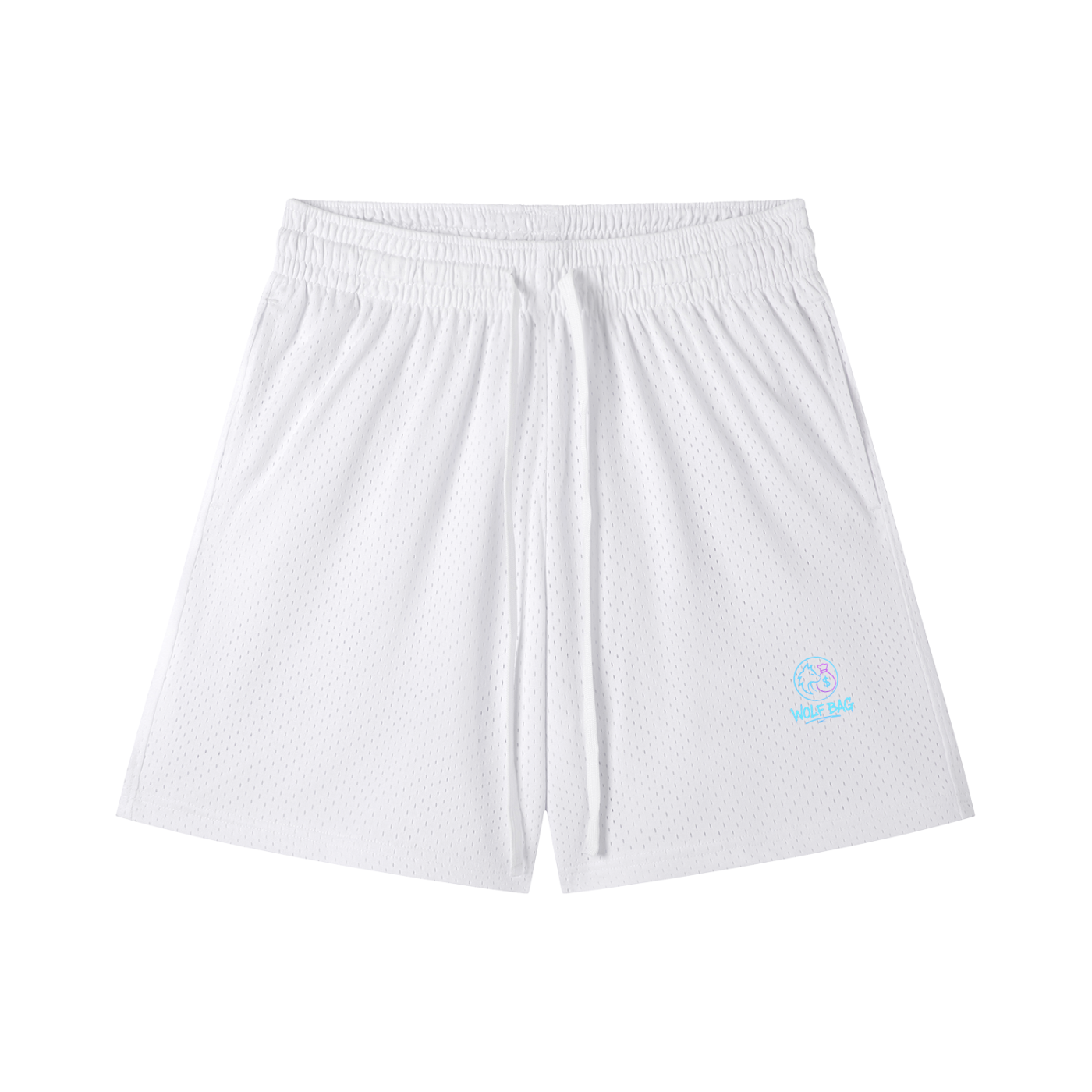 Mesh Drawstring Shorts