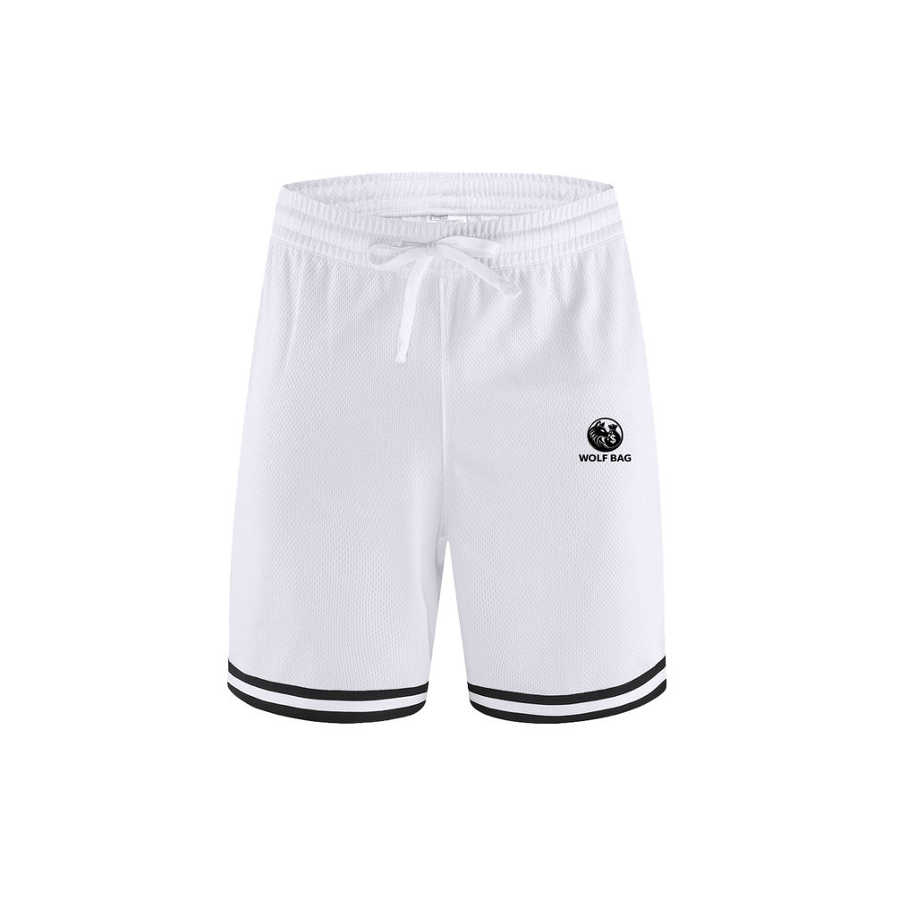 Classic Stripe Trim Basketball Shorts