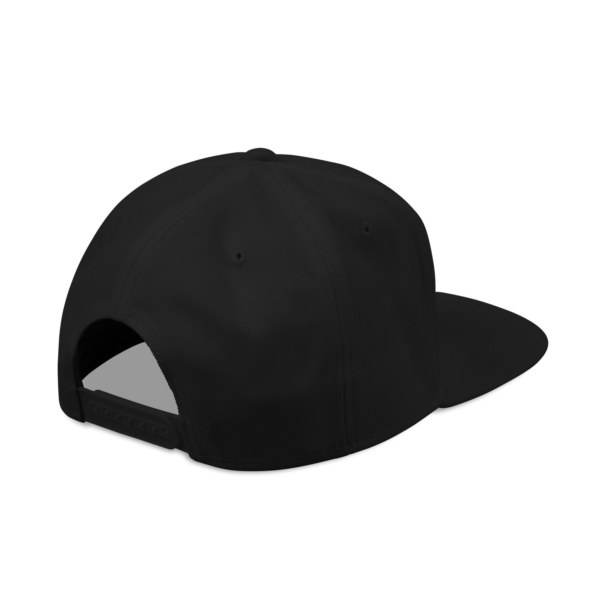 Embroidered Ram Crest Snapback Hat — Adjustable Two-Tone Streetwear Cap