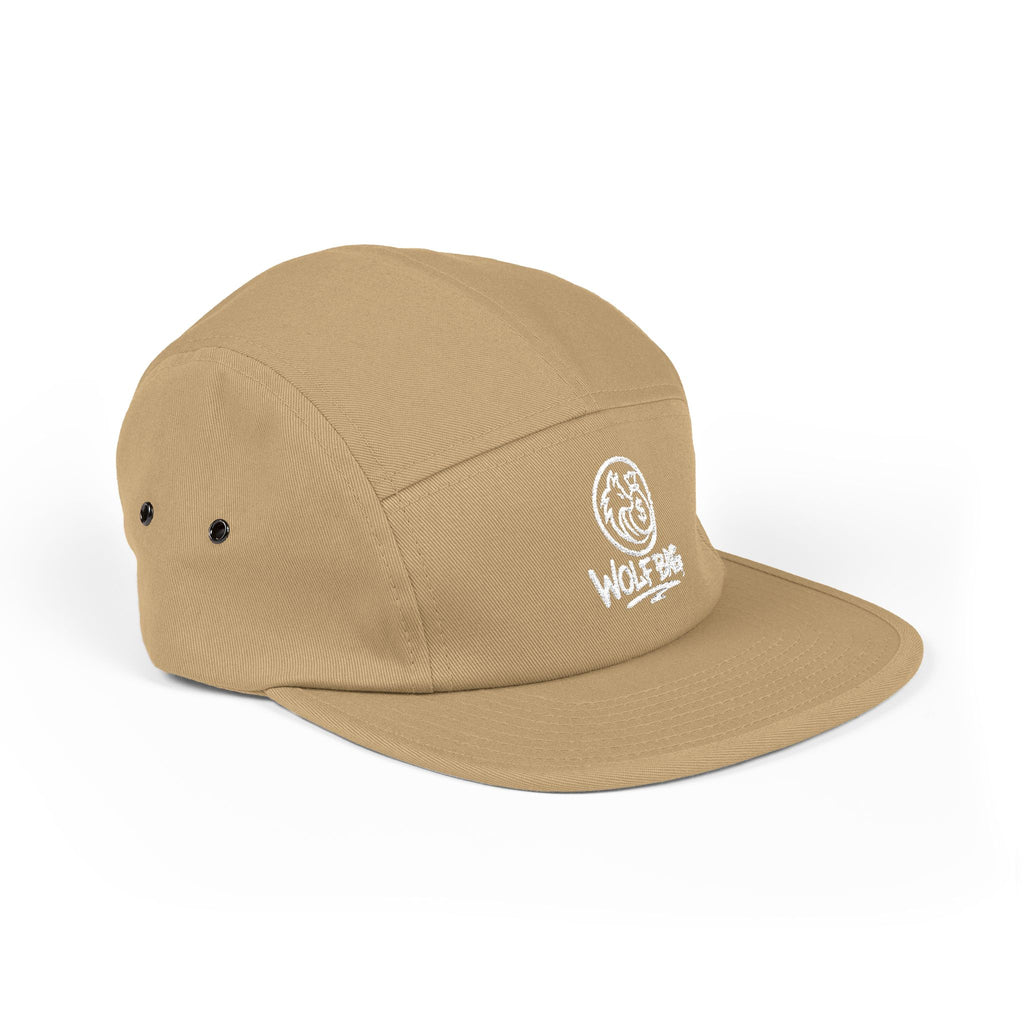 Embroidered 'Wolf Bag' 5-Panel Cap — Casual Outdoor Skate Hat