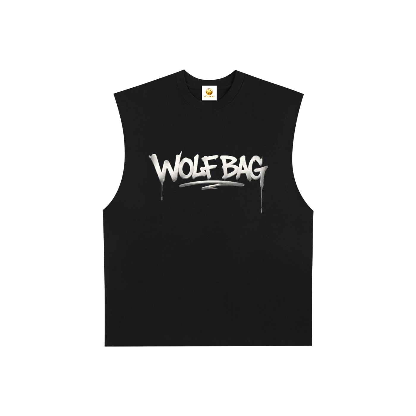 Raw Edge Cotton Tank Top