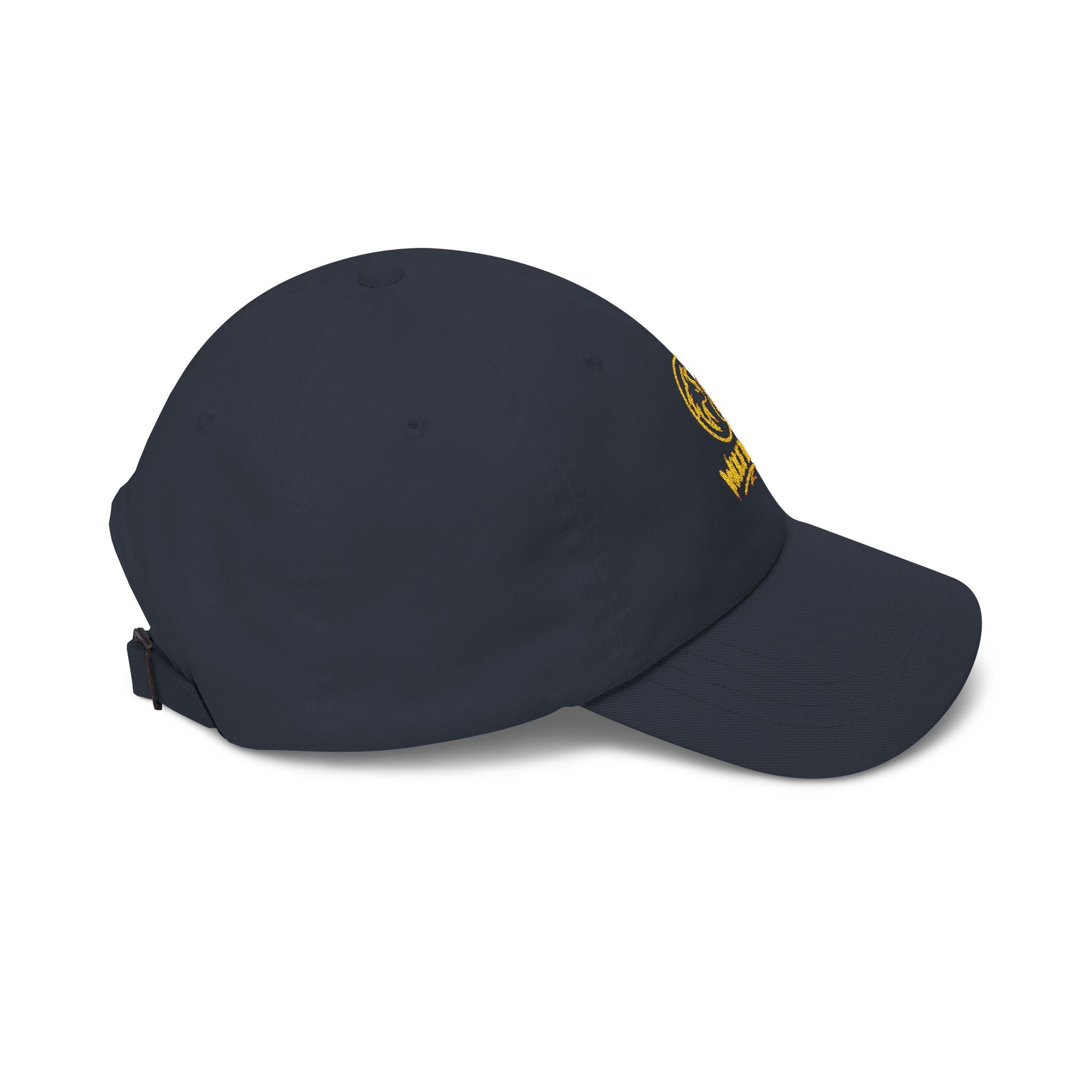 Dad Cap — Gold Foil Wolf Pack Logo Embroidered Hat