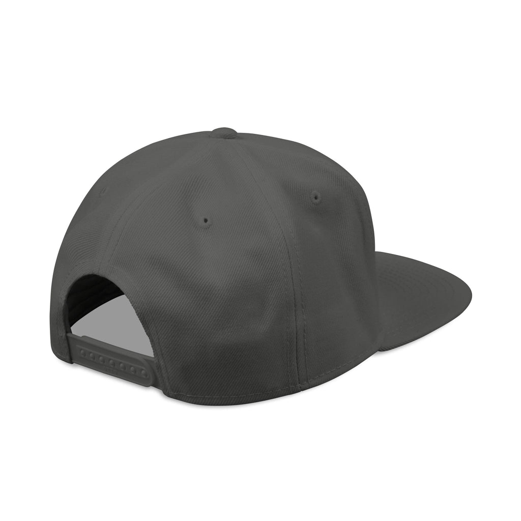 Embroidered Ram Crest Snapback Hat — Adjustable Two-Tone Streetwear Cap