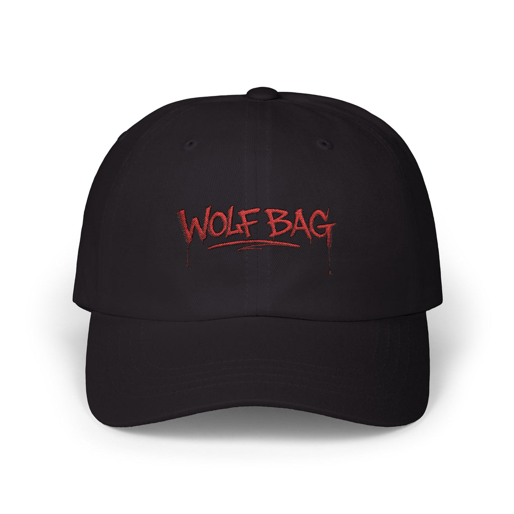 Wolf Bag Dad Cap — Embroidered Streetwear Baseball Hat