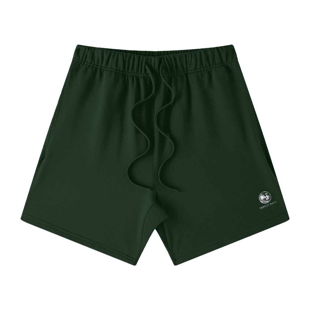 Unisex Earth Tone Loose Fit Cotton Shorts