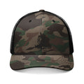 Camo Embroidered Trucker Hat — Classic Military-Style Mesh Cap