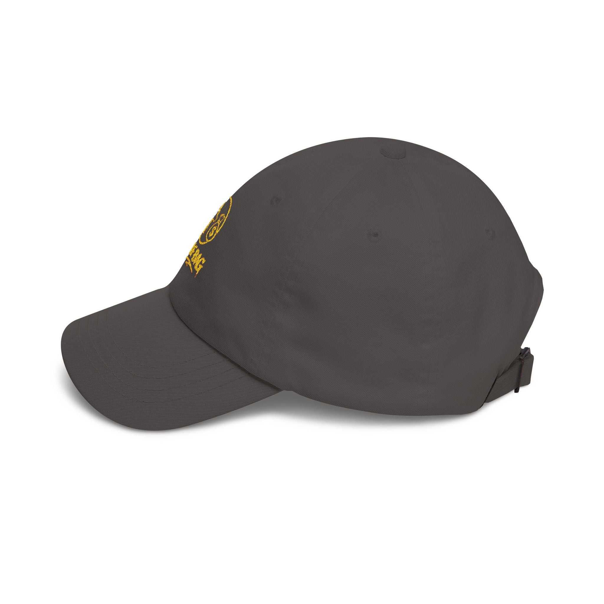 Dad Cap — Gold Foil Wolf Pack Logo Embroidered Hat
