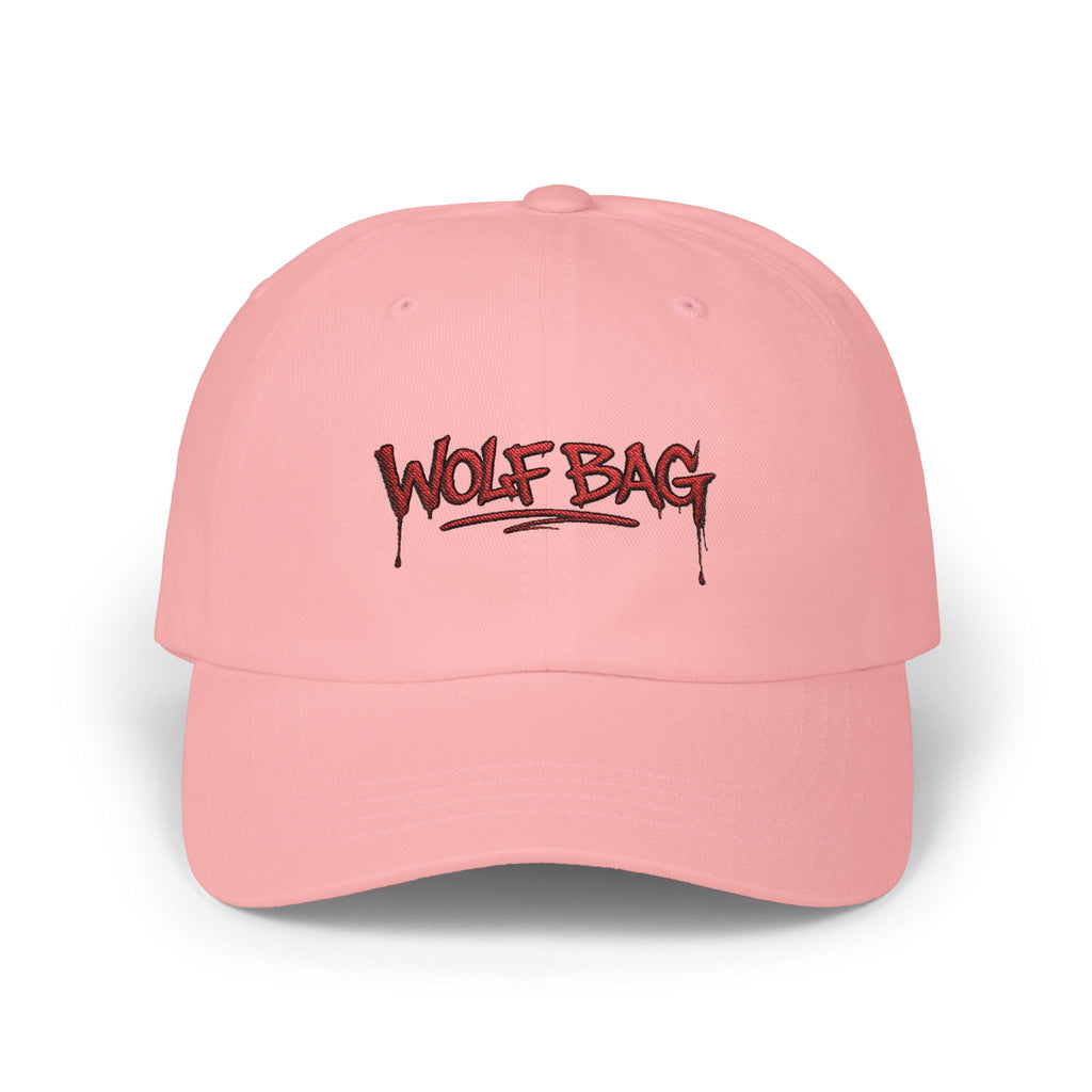 Wolf Bag Dad Cap — Embroidered Streetwear Baseball Hat