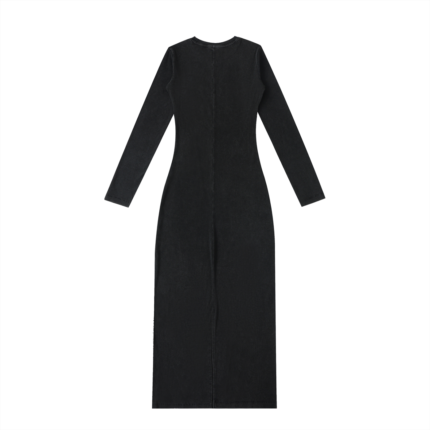 Dyed Washed Slit Maxi Dress