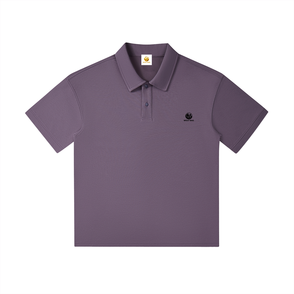 Drop Shoulder Short-Sleeve Polo