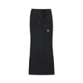 Dyed Washed Drawstring Maxi Skirt