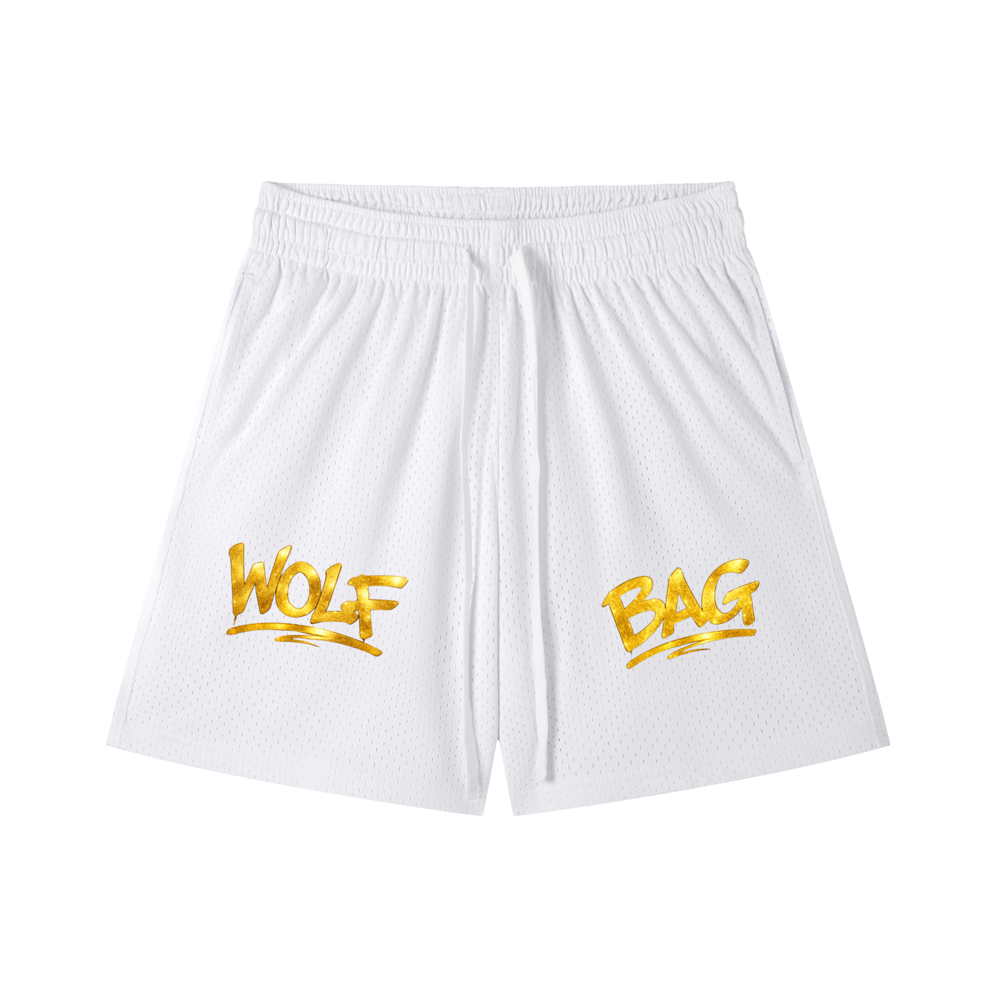 Mesh Drawstring Shorts