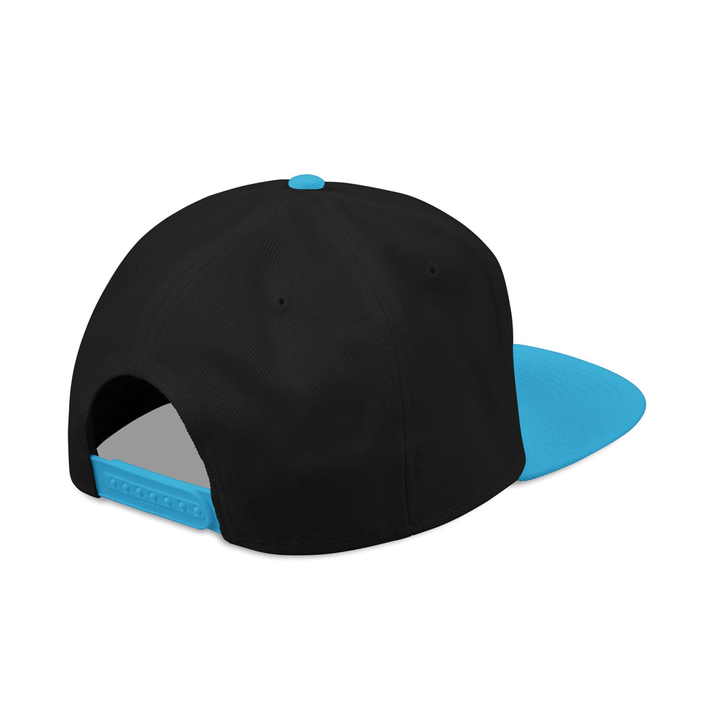 Embroidered Ram Crest Snapback Hat — Adjustable Two-Tone Streetwear Cap