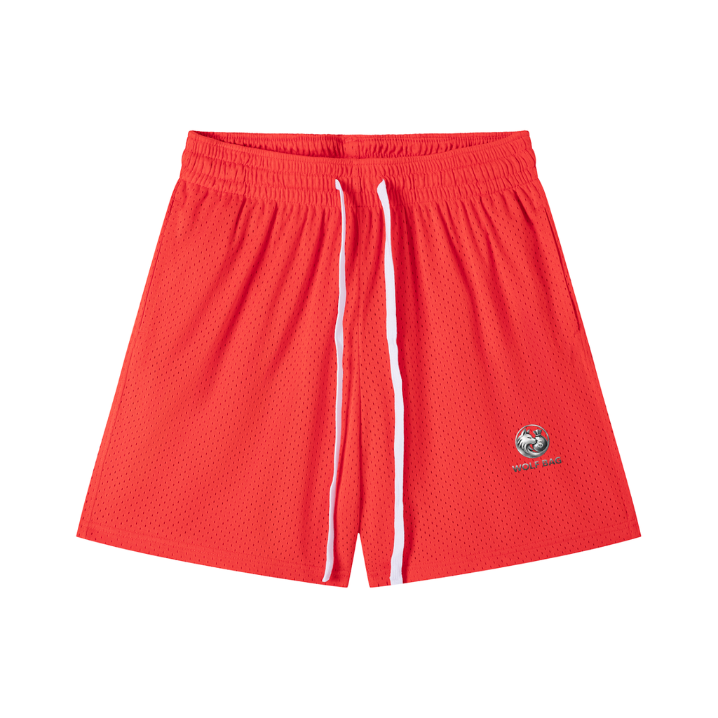 Mesh Drawstring Shorts