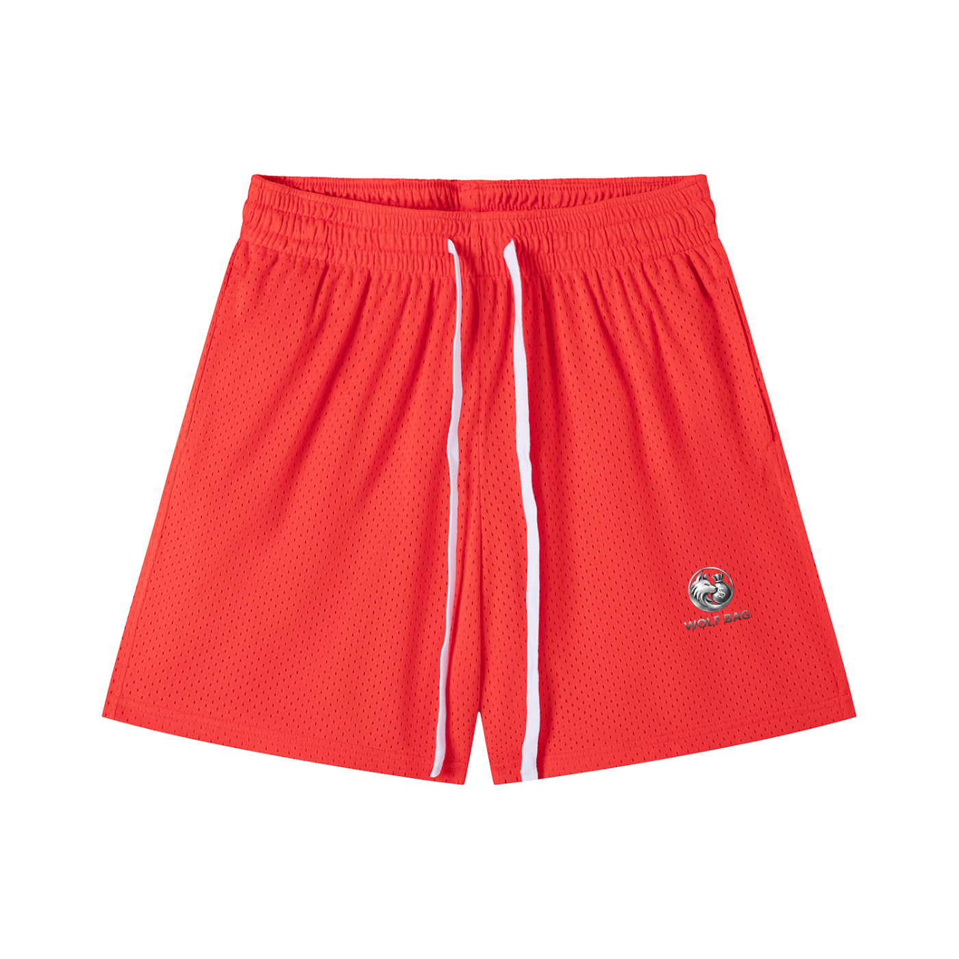 Mesh Drawstring Shorts