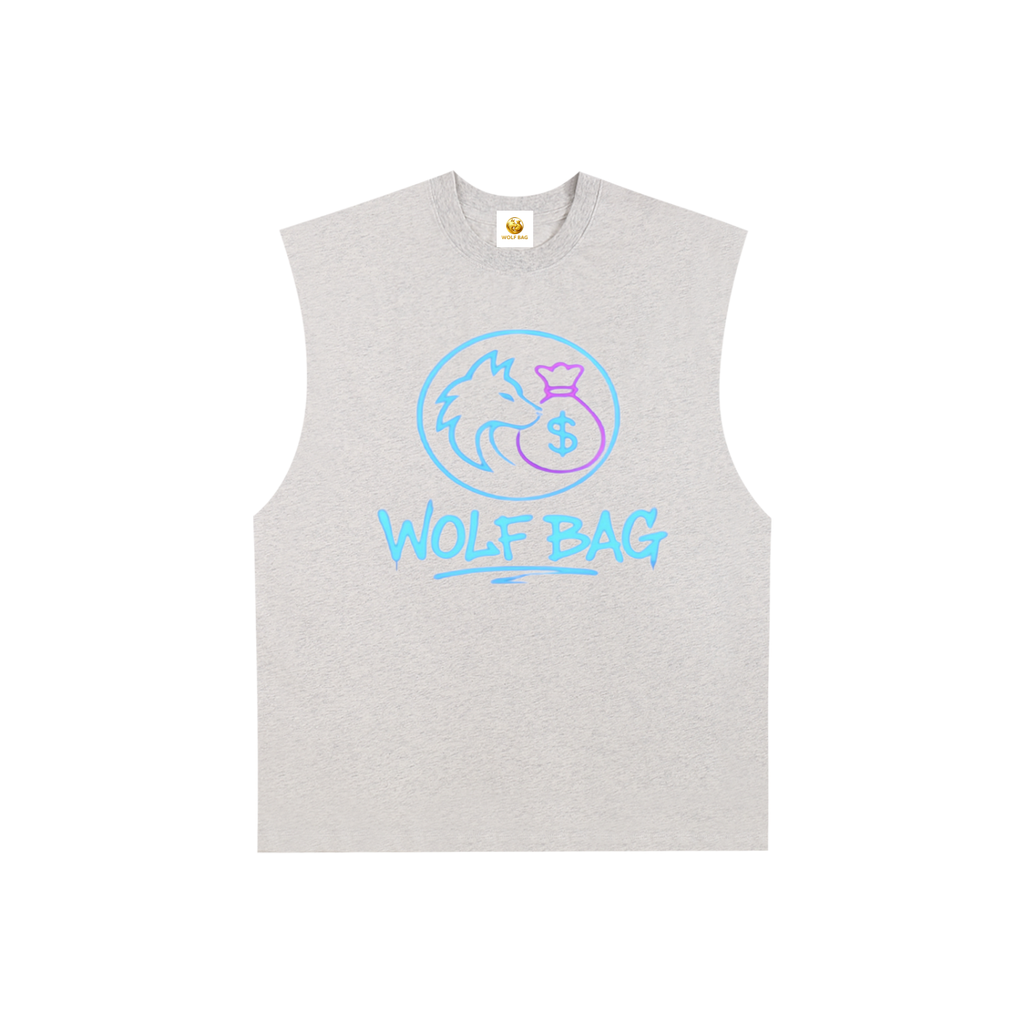 Raw Edge Cotton Tank Top