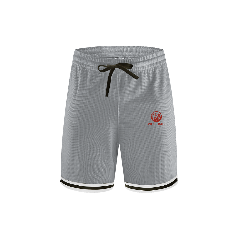 Classic Stripe Trim Basketball Shorts