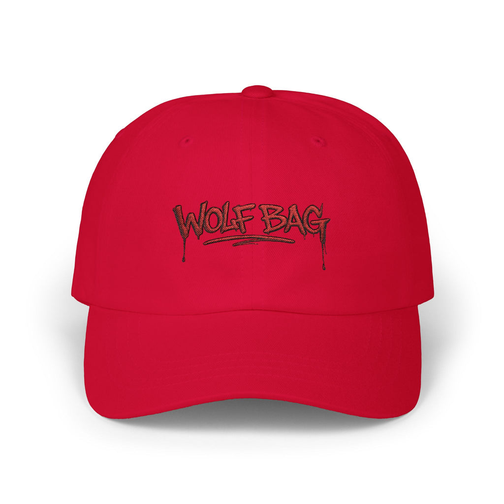 Wolf Bag Dad Cap — Embroidered Streetwear Baseball Hat