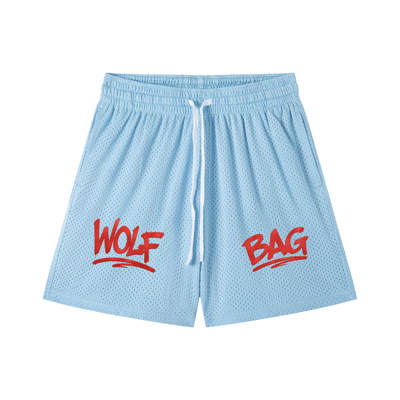 Mesh Drawstring Shorts