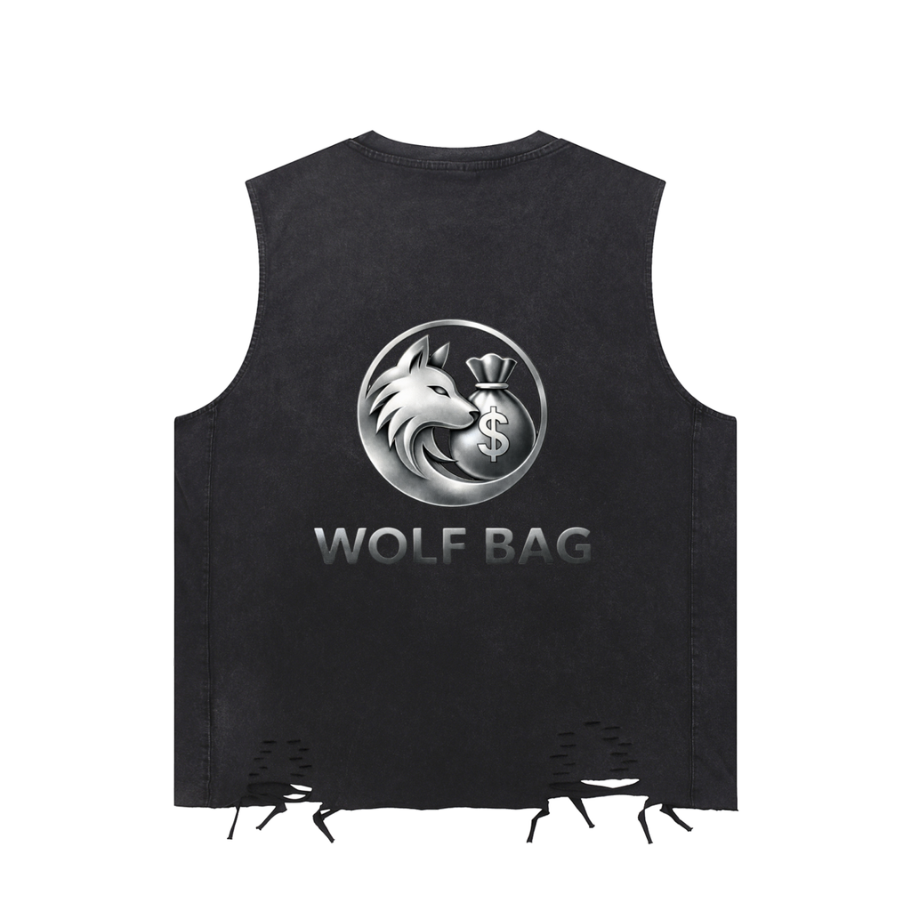 Snow Washed Raw-Hem Tank Top