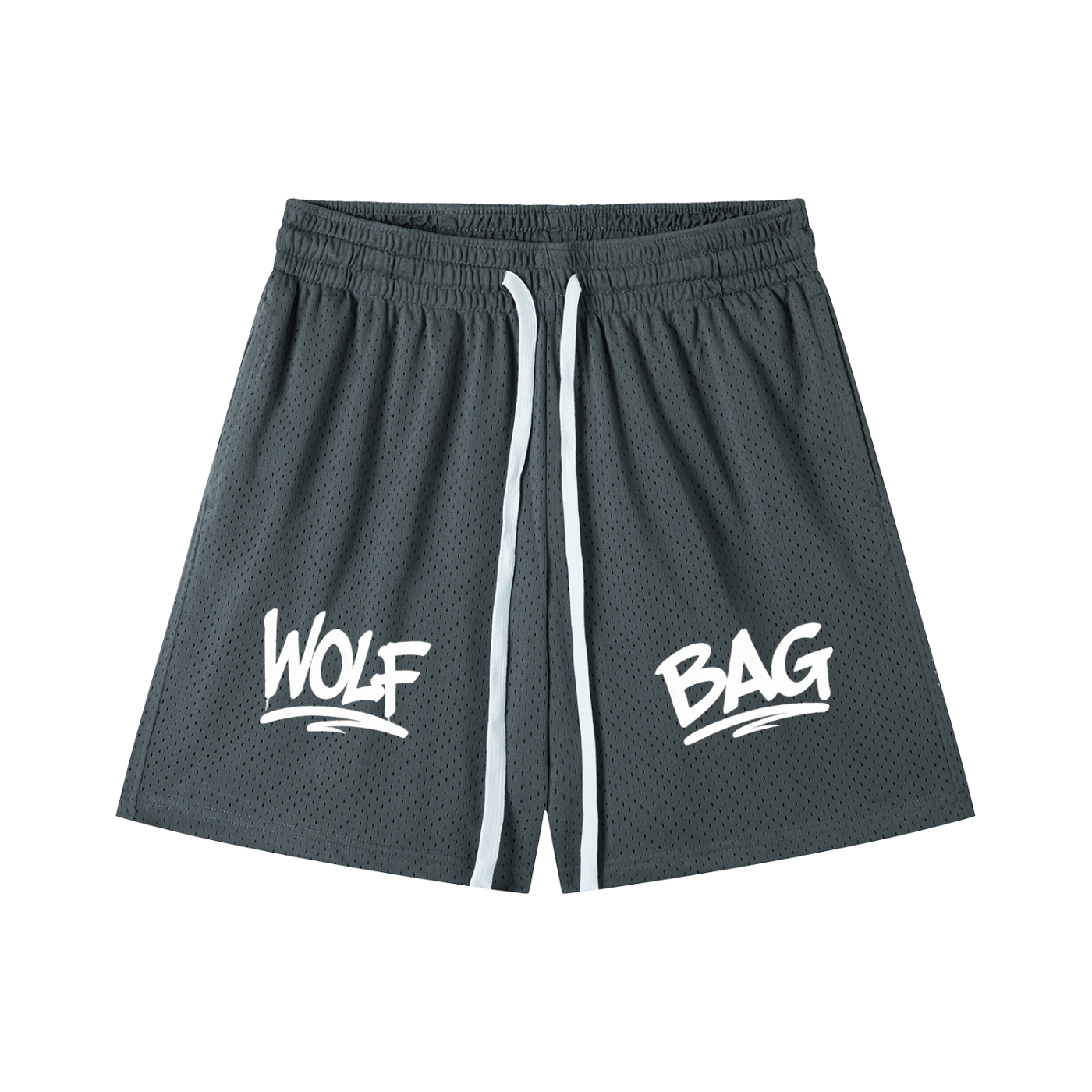 Mesh Drawstring Shorts
