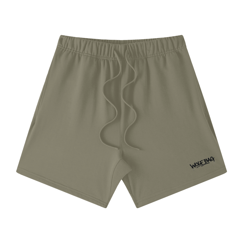Unisex Earth Tone Loose Fit Cotton Shorts