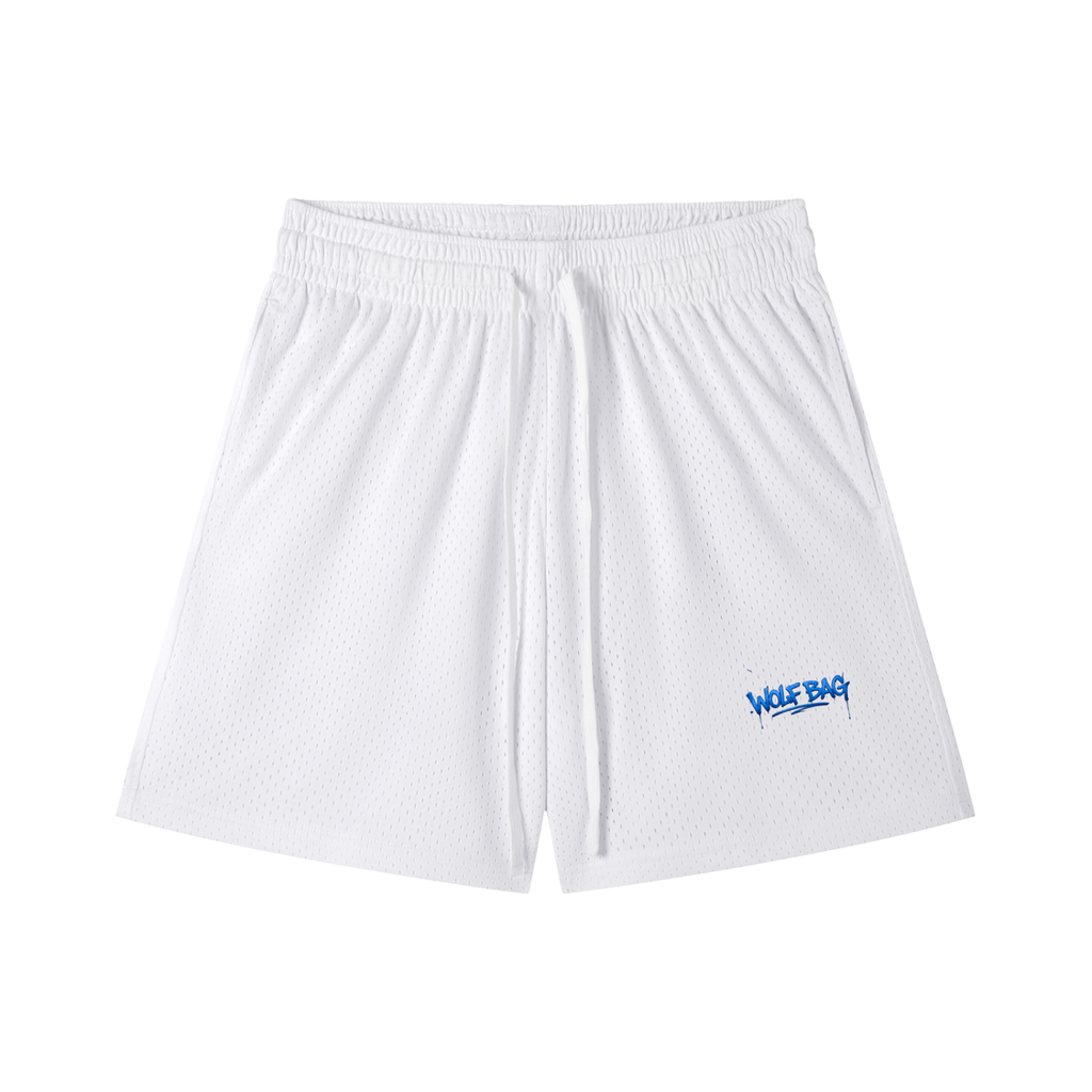 Mesh Drawstring Shorts