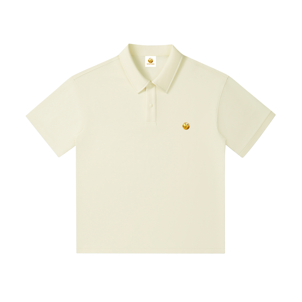 Drop Shoulder Short-Sleeve Polo
