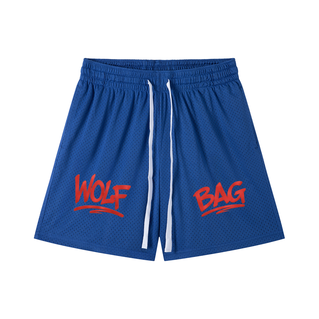 Mesh Drawstring Shorts