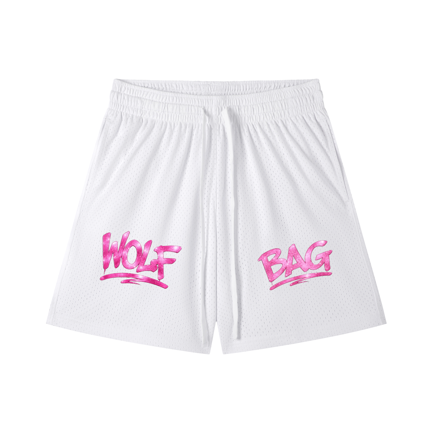 Mesh Drawstring Shorts