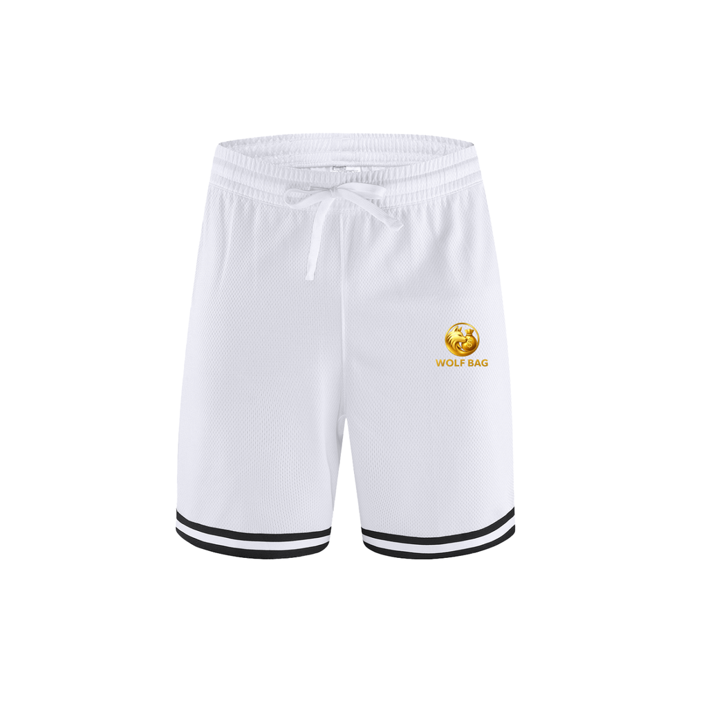 Classic Stripe Trim Basketball Shorts
