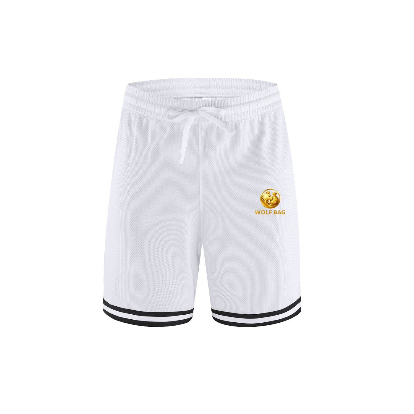 Classic Stripe Trim Basketball Shorts