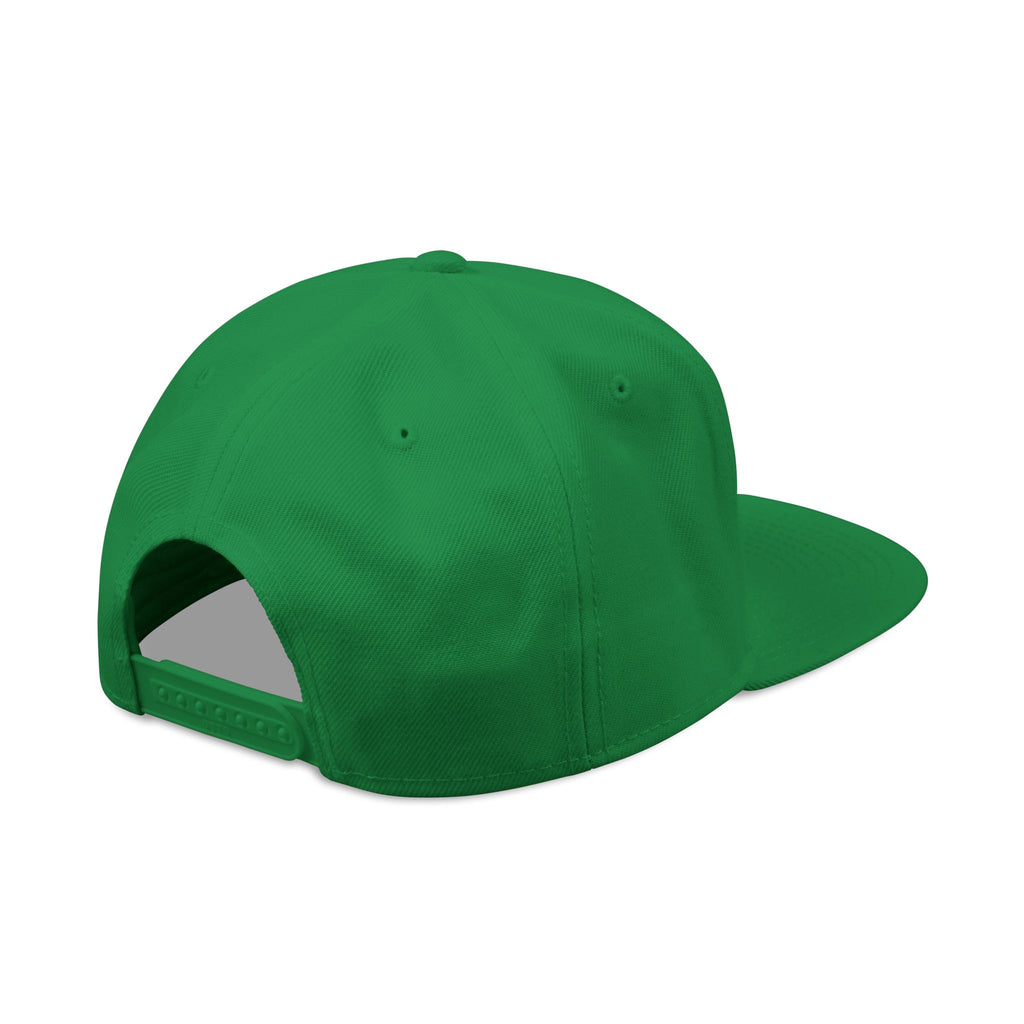 Embroidered Ram Crest Snapback Hat — Adjustable Two-Tone Streetwear Cap