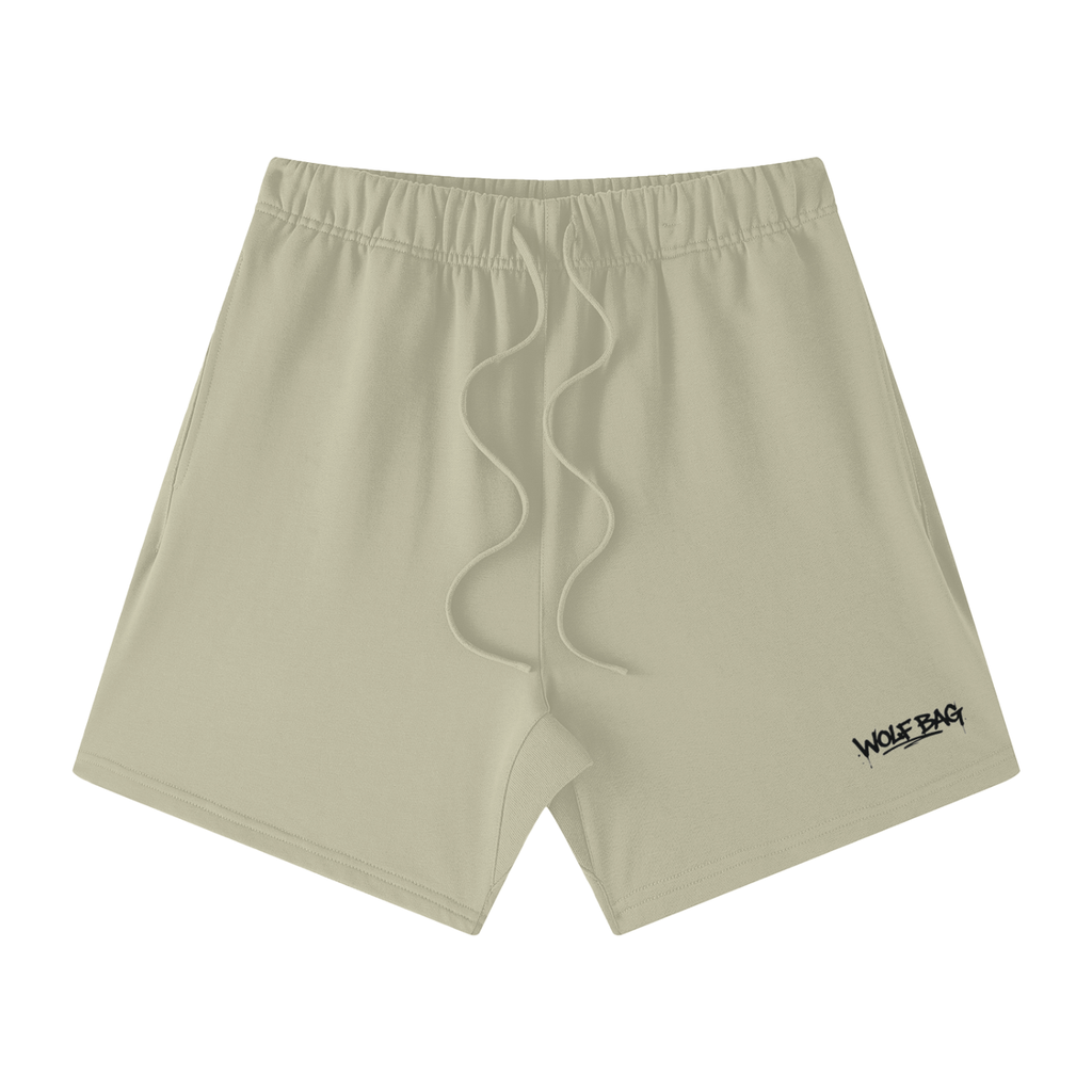 Unisex Earth Tone Loose Fit Cotton Shorts