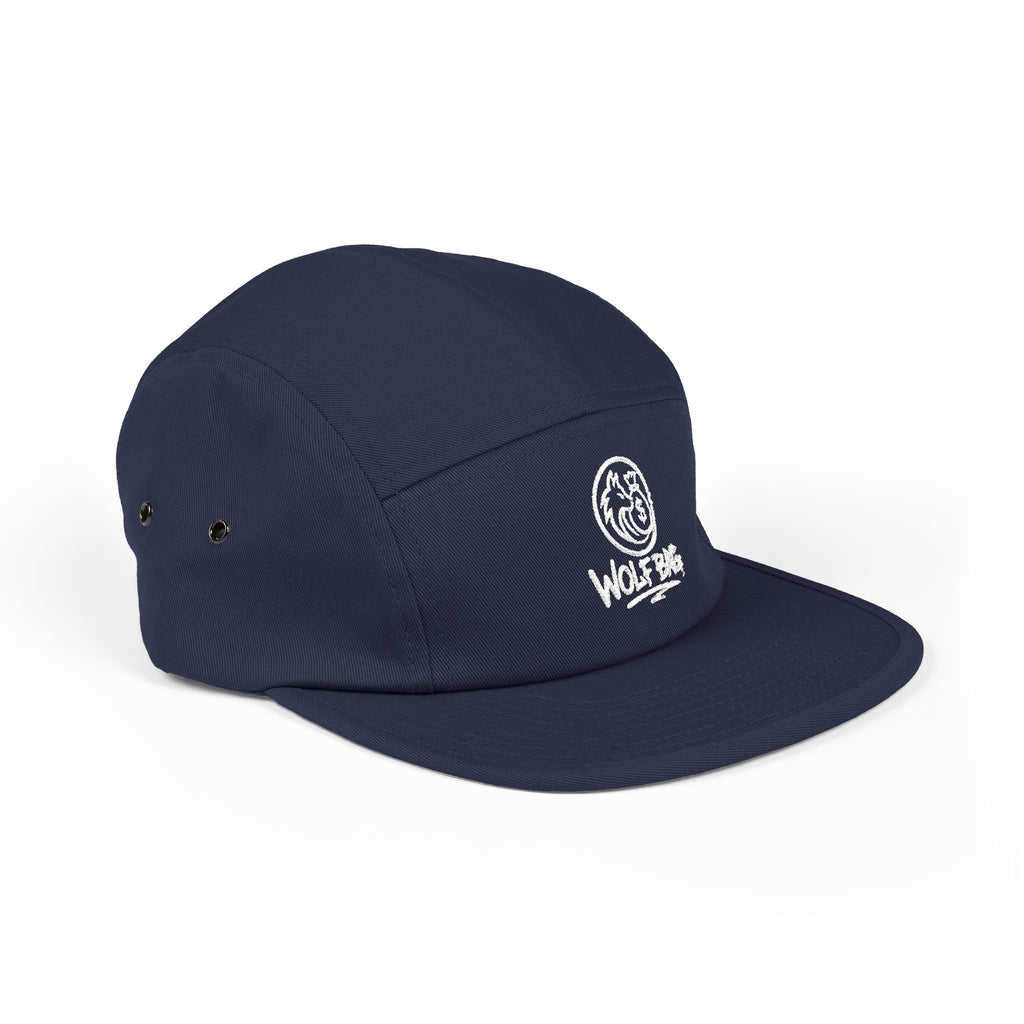 Embroidered 'Wolf Bag' 5-Panel Cap — Casual Outdoor Skate Hat