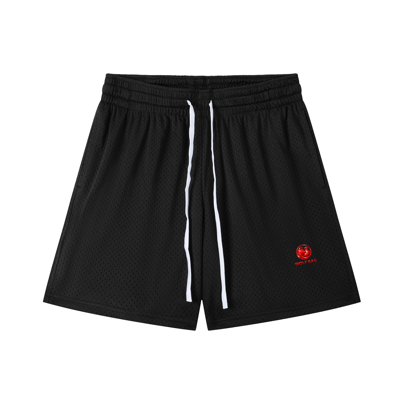 Mesh Drawstring Shorts