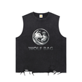 Snow Washed Raw-Hem Tank Top