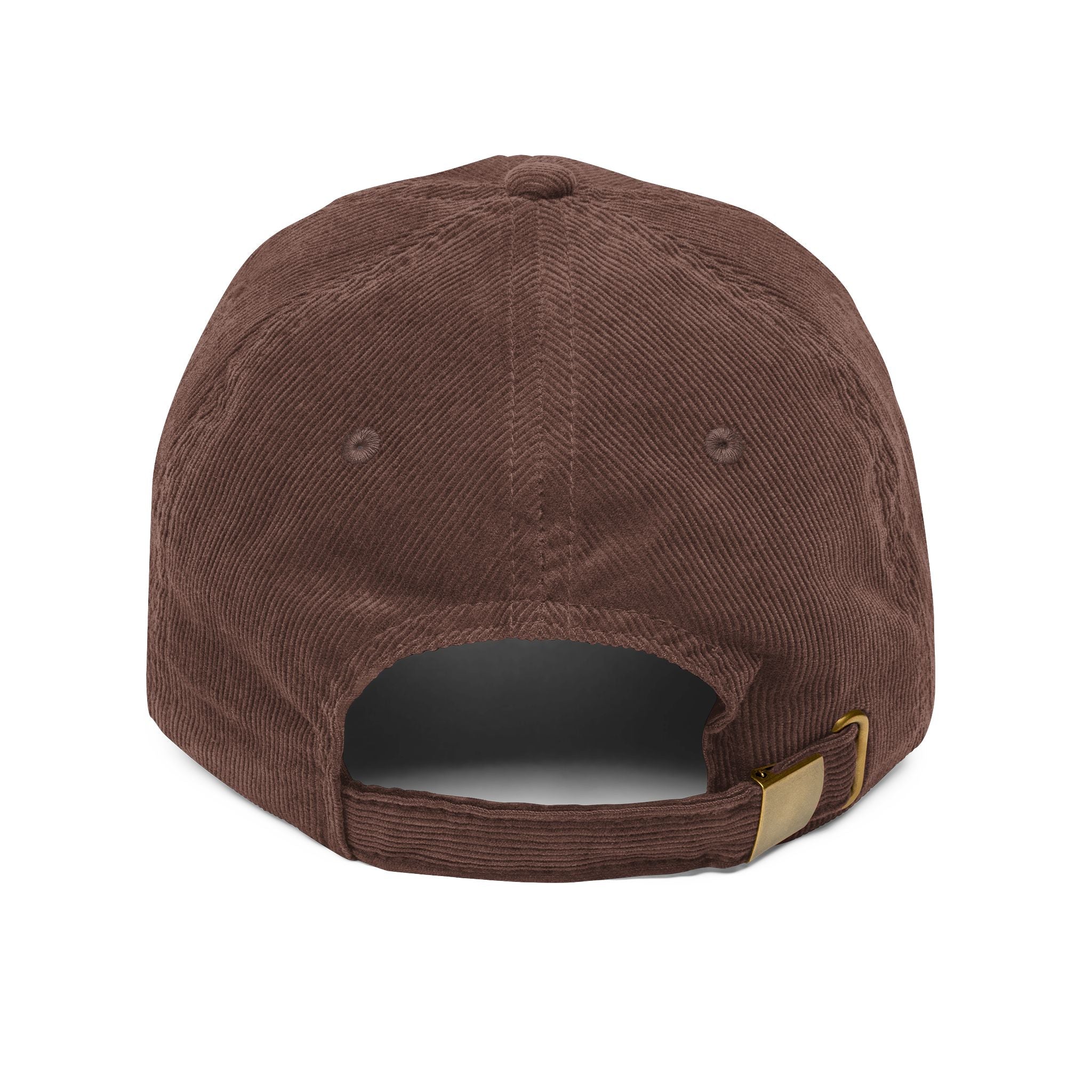 Vintage Corduroy Embroidered Cap — Retro Moon & Stars Baseball Hat